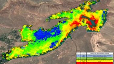 Alerta por cianobacteria en El Chocón: la AIC difundió el mapa y qué zonas evitar este lunes 5 de enero
