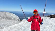 Imagen de VIDEO | Amalia, la neuquina de 71 años que conquistó la cumbre del volcán Lanín