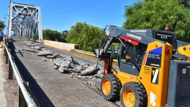 Ya rige el corte total del puente ferrocarretero de Viedma y Patagones: cuánto durará y cómo será el tránsito