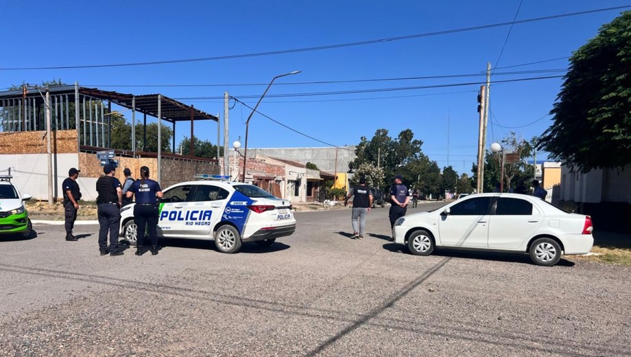 Allanamientos en Lamarque permitieron incautar armas, plantas de cannabis y fauna protegida, tras denuncias por amenazas y disparos en chacras.
