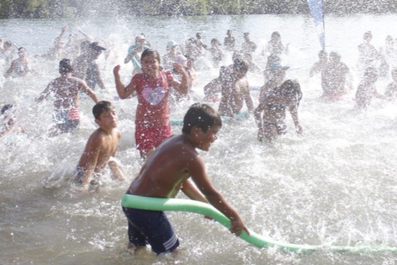 Balnearios con actividades en Neuquén. Foto: Gentileza Municipalidad de Neuquén. 