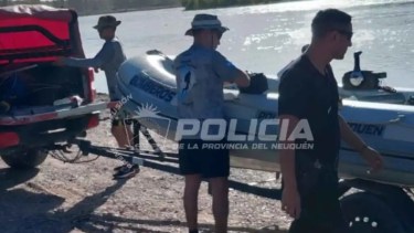 En qué sector se retomó este domingo la búsqueda del adolescente arrastrado por el río Limay: quiénes participan del operativo
