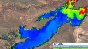 Alerta por cianobacteria en El Chocón: la AIC difundió el mapa y qué zonas evitar este jueves 1 de enero