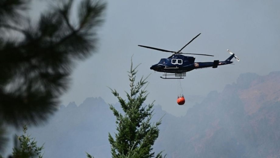 Incendios forestales en Chubut. 