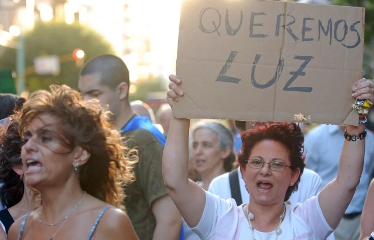 Corte de luz en Buenos Aires. Foto: Gentileza NA. 