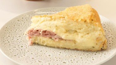 Recetón imperdible: torta italiana de papa, jamón y mozzarella