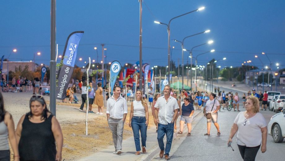 El nuevo paseo forma parte del paquete de obras prioritarias incluidas en el Presupuesto 2025. Foto: municipio de Roca. 