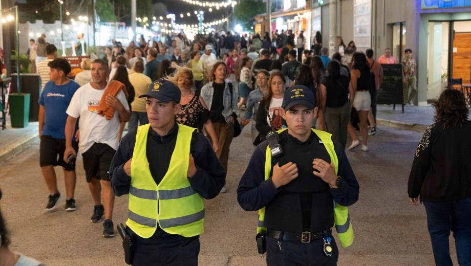 Tres personas fueron detenidas en Las Grutas por robos y hurtos. Foto Luciano Cutrera.
