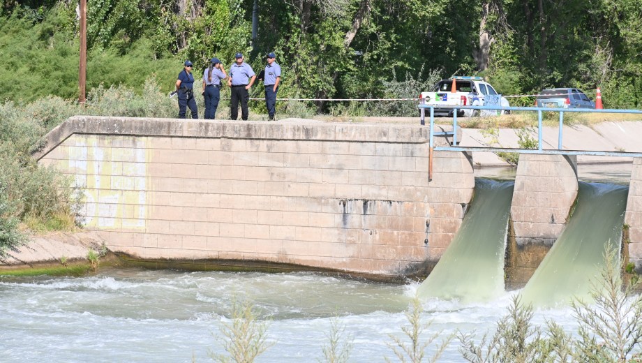 Desapareció tras arrojarse al canal grande de Roca. Foto: Alejandro Carnevale