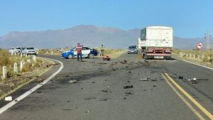 Dos muertos en un accidente sobre la Ruta 242, cerca de Las Lajas: se liberó la circulación