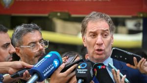 Diego Santilli dijo que el Gobierno «está presente en los incendios” y habló del posible tratamiento de la Emergencia Ígnea