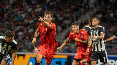 El cipoleño Valentino Simoni debutó con gol y le dio la victoria a Gimnasia de Mendoza