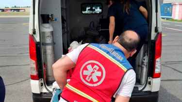 Trasladaron a Buenos Aires a Catalina, la nena atropellada por un patrullero en Plottier