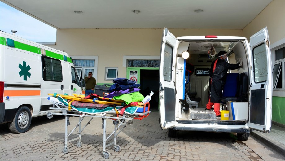 Los choferes de ambulancias entre los que  tendrán la mayor amplitud para extender su horario.
Foto : Marcelo Ochoa