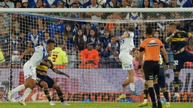 Vélez le ganó a Boca con una ráfaga de Pellegrini: 2-1 en el Fortín