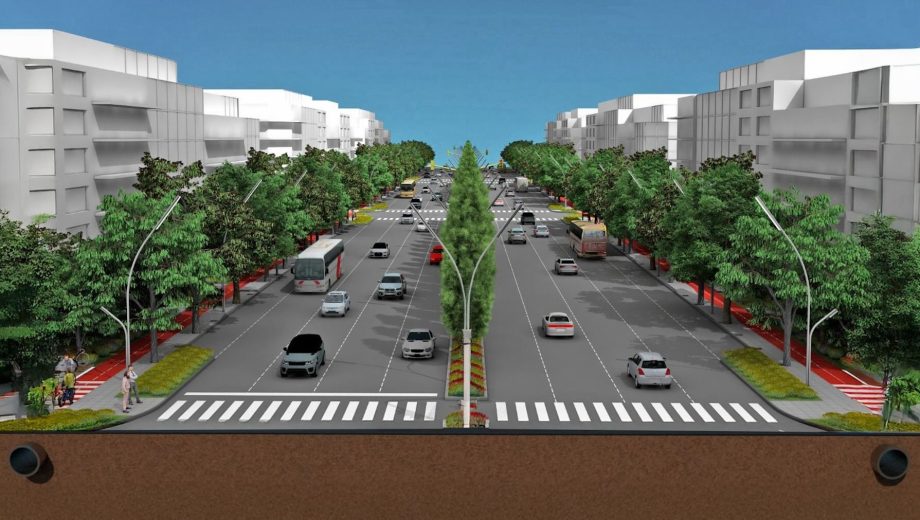 Con los primeros trabajos de campo, esta semana comenzará la obra en el tramo que abarca desde Linares hasta la calle Gatica. 