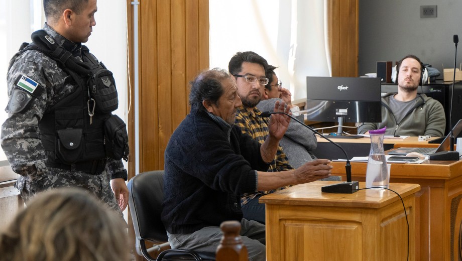 Tehubaldo Domínguez aceptó este viernes haber sido el autor del homicidio de su esposa y lo condenaron a prisión perpetua. (foto Marcelo Martínez)  