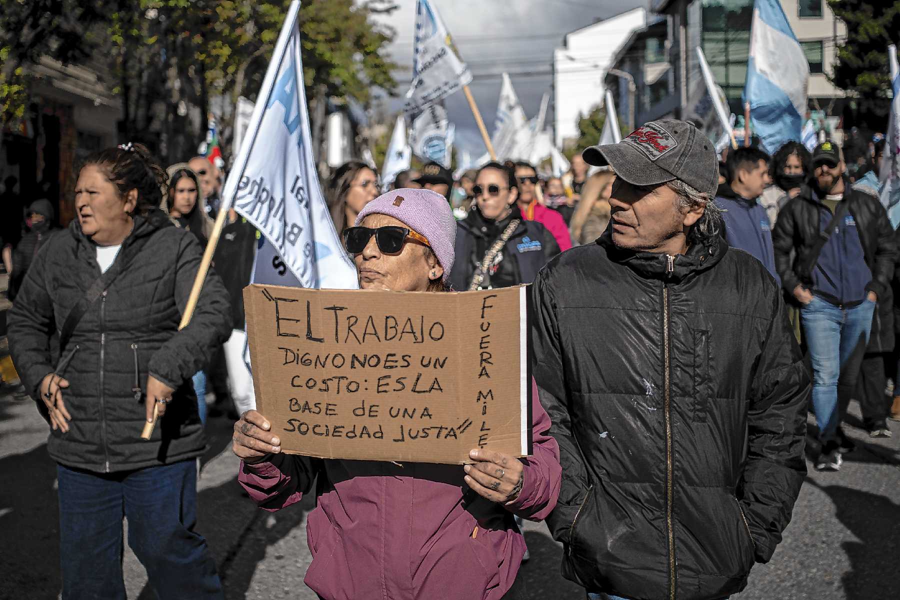En fotos | Así fue la marcha contra la reforma laboral de Javier Milei ...