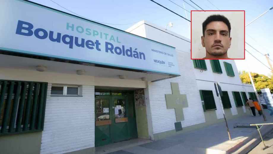 Hospital Bouquet Roldán, donde el detenido se fugó tras fingir una crisis médica. Foto: gentileza.