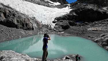 Piedra libre a la laguna del Ventisquero, una maravilla en el cerro Perito Moreno de El Bolsón