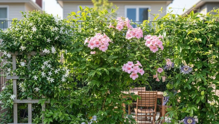 Cerco vivo de rápido crecimiento.-