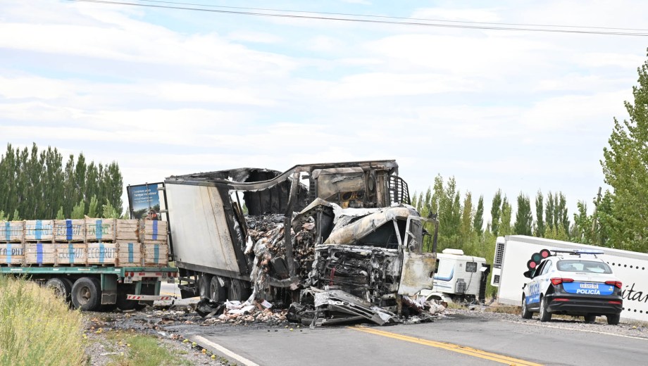 El fuerte accidente en Cervantes. Foto: Andrés Maripe. 