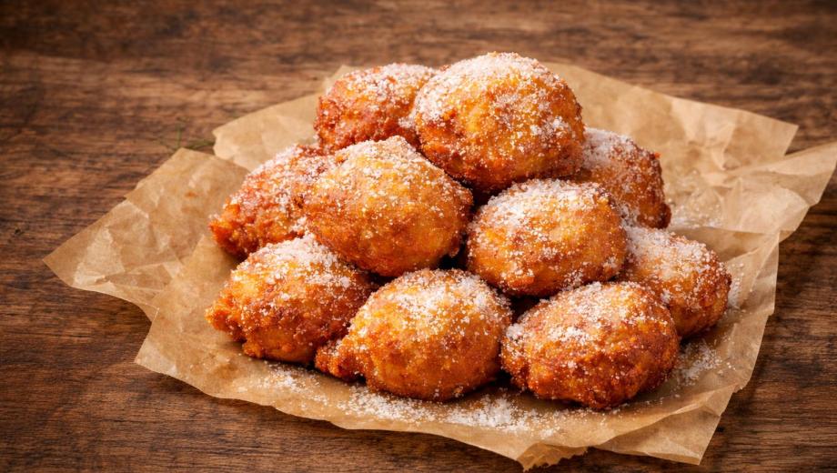 Buñuelos sin TACC. Imagen generada con IA.