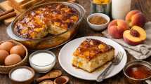 Imagen de Cómo hacer budín de pan con durazno: paso a paso para obtener un postre húmedo y delicioso