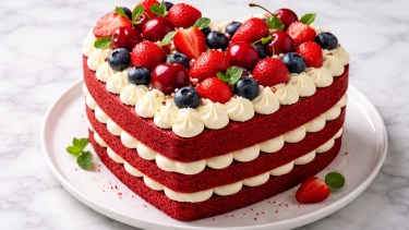 Cómo hacer Red Velvet casera para San Valentín: la torta roja más romántica paso a paso