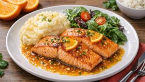 Cómo lograr una cena de restaurante en casa para el 14 de febrero con esta receta de salmón a la naranja