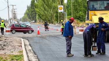 Corte de tránsito temporal en Ruta 65: inicia la recta final de la obra de derivadores en Cipolletti