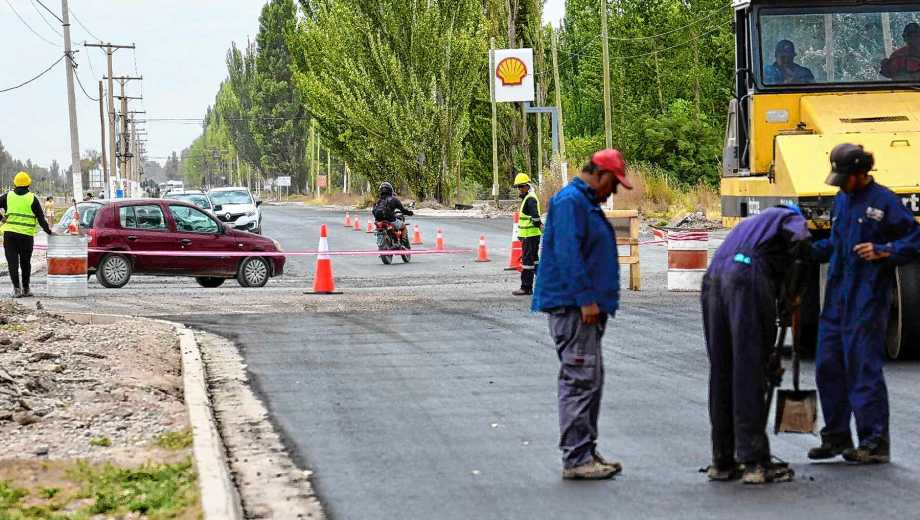 El municipio prevé la finalización dentro de un mes y medio aproximadamente. Foto: Matías Subat.