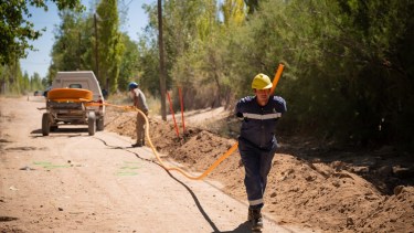 Cincuenta familias accederán al gas en un sector semirrural de Cutral Co
