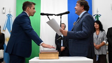 Weretilneck tomó juramento a Agustín Ríos como ministro de Gobierno de Río Negro