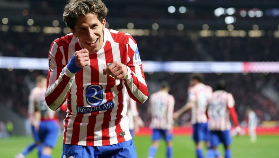 El hijo del Cholo Simeone anotó en la victoria de Atlético Madrid.