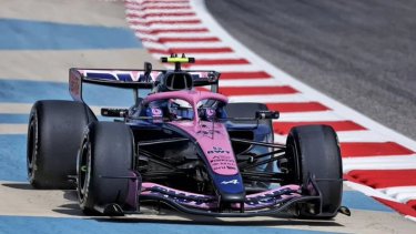 El video del momento en que el auto de Colapinto tuvo una falla y causó la bandera roja en el test de Bahréin