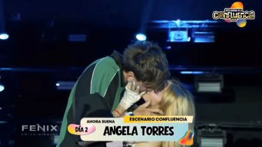 ¡Margelita en la Fiesta de la Confluencia 2026! El tierno beso entre Ángela Torres y Marcos Giles en Neuquén