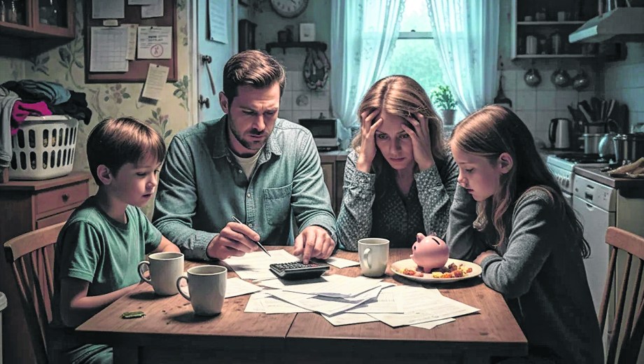 Familias endeudadas. Un fenómeno que crece al ritmo de salarios deprimidos y caída en el consumo.  