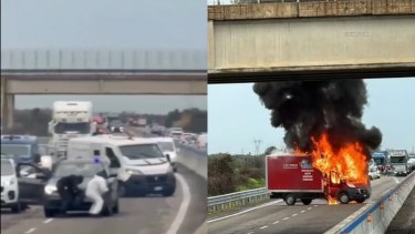 Asalto «de película» en Italia: un grupo comando voló un blindado y se tiroteó con la policía