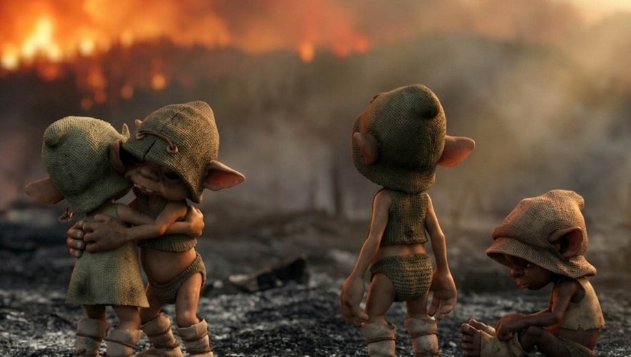 La animación con IA trajo a Los Peques al escenario dramático. Foto: gentileza. 