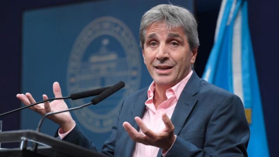 Luis Caputo, Ministro de Economía de Argentina. 