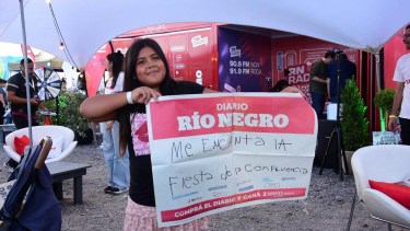Diario RÍO NEGRO en la Fiesta de la Confluencia 2026: la primera jornada, en imágenes