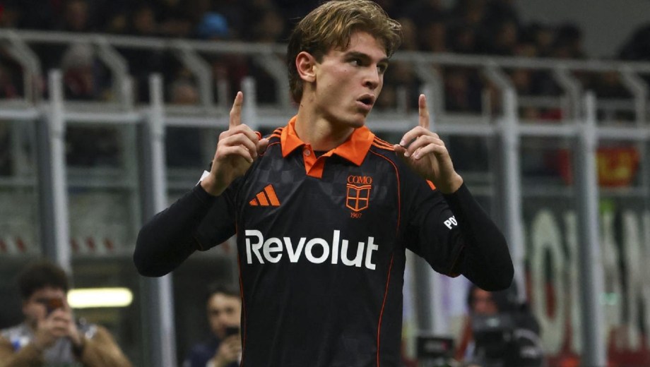 El argentino aprovechó un error y convirtió en el empate de Como ante Milan.