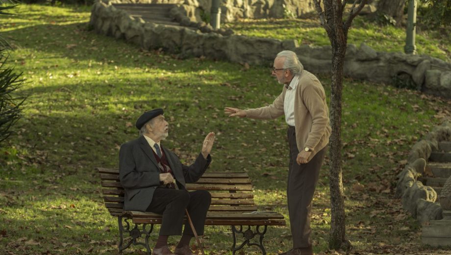 Luis Brandoni y Eduardo Blanco protagonizan Parque Lezama. (Foto: Marcos Ludevid / Netflix © 2026).