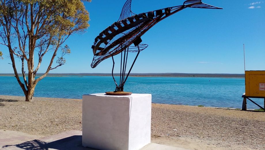 El Paseo de Esculturas suma nuevas obras en San Antonio Oeste. Foto: Gentileza