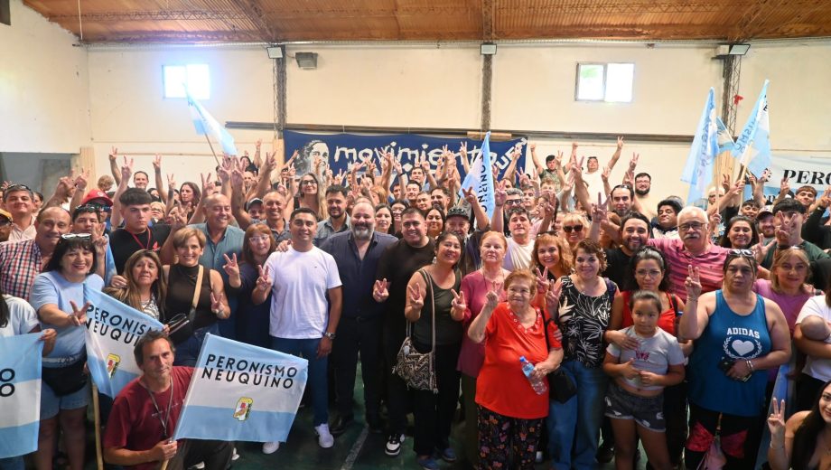 El Peronismo Territorial se convocó en San Patricio del Chañar (Foto: gentileza)