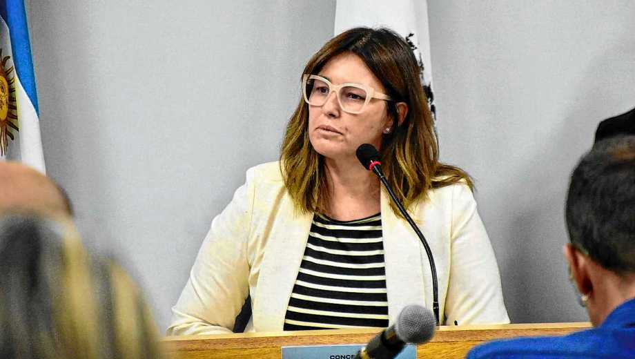 Malena Resa es, otra vez, la presidenta del Concejo Deliberante de Plottier (Matías Subat)