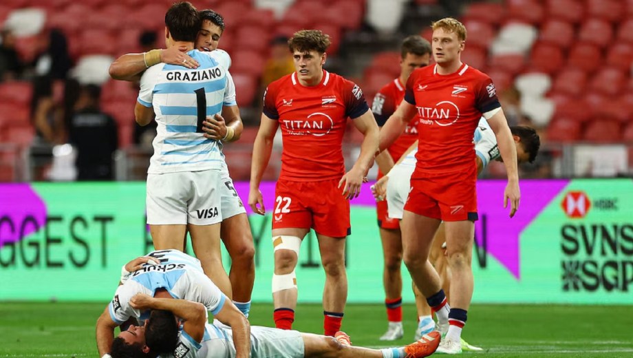 Los Pumas 7 se preparan para competir en Vancouver. 