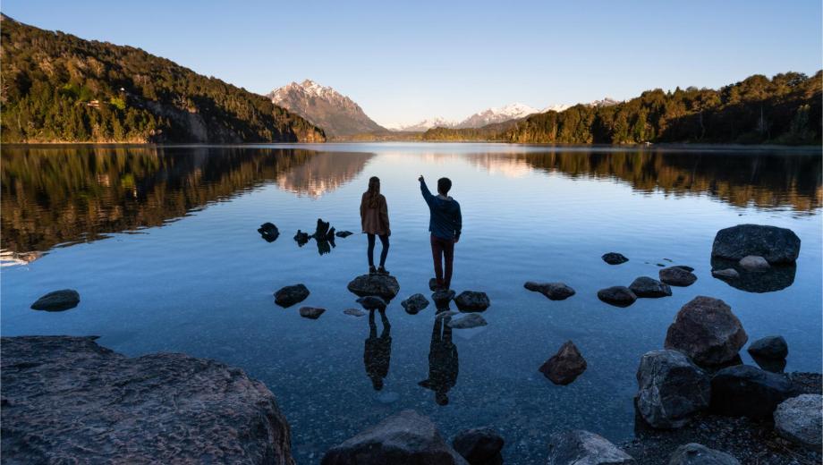 Lago Moreno en Bariloche. Paisaje, inmensidad y descanso. Foto gentileza. 