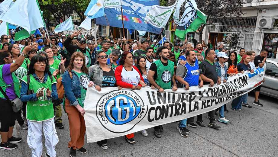 La CGT presentó un amparo judicial. Foto: Andres Maripe